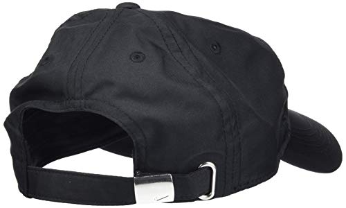 Nike Y Nk H86 Cap Metal Swoosh Hat, Unisex niños, Negro (Black/Metallic Silver), Talla única