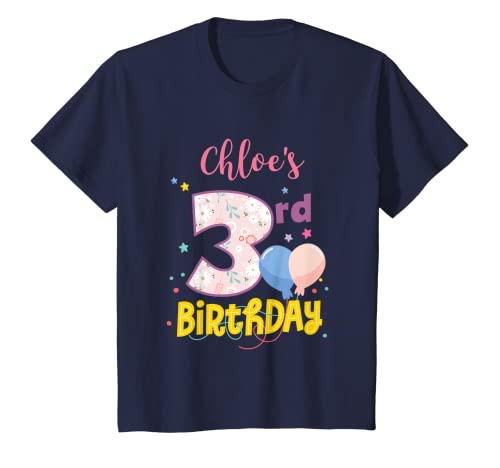 Niños Chloe - Regalo de cumpleaños para niñas Camiseta