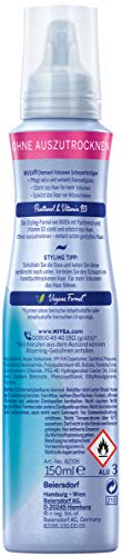 NIVEA Diamant Volumen Espuma fijadora ultra fuerte (150 ml), espuma nutritiva para el cabello con pantenol y vitamina B3, espuma de volumen para peinados brillantes con duración 24 h