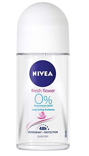 NIVEA Lot de 2 Déodorants bille femme Fresh flower - 50 ml