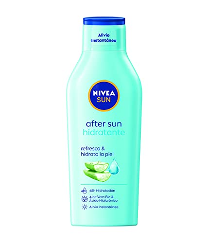 NIVEA SUN Protege & Hidrata Leche Solar FP50+ (1 x 400 ml) + Spray Solar Niños Protege Juega FP50+ + After Sun Loción Hidratante