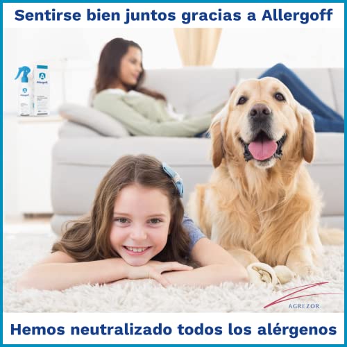 Novokill Allergoff Spray antiácaros - Spray Anti Ácaros para colchones, Camas y Textiles - Producto Anti-Ácaros - para alérgicos - contra Alergia Gatos y Perros - para Eliminar alérgenos