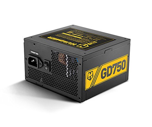 Nox Hummer GD 750W 80 Plus Gold - NXHUMMER750GD - Fuente de Alimentación (750 W), Color Negro