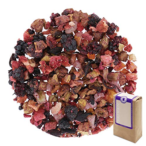 Núm. 1217: Té de frutas "Compota de frutas" - hojas sueltas - 500 g - GAIWAN® GERMANY - manzana, piña y papaya, zarzamora, fresas, frambuesa, hibisco