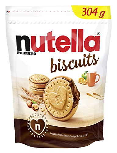 NUTELLA galletas rellenas de nutella bolsa 304 gr