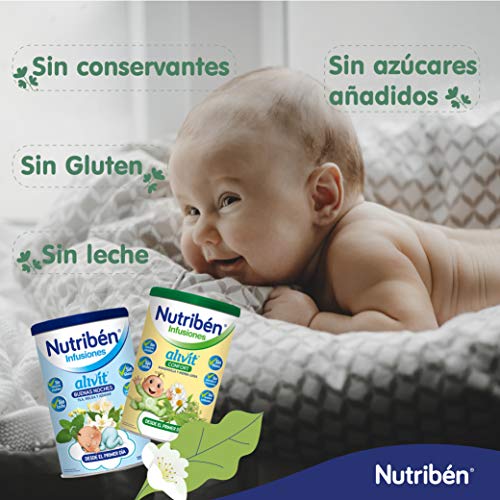 Nutribén Infusión Alivit Buenas Noches con tila, melisa y azahar desde el primer día, 150gr.