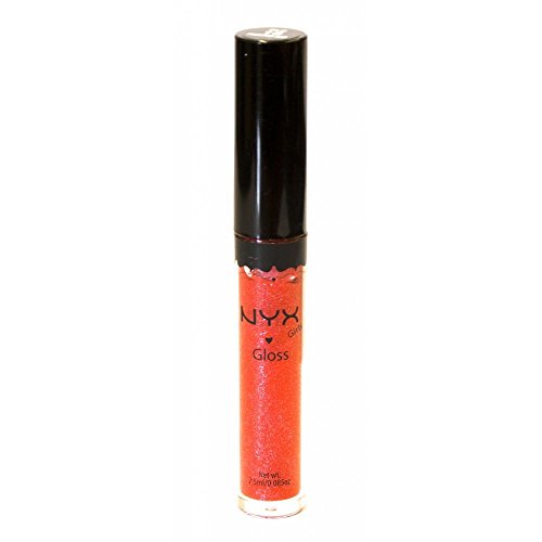 NYX Brillo Labial Redondo, Rojo Esmerilado - 2.5 ml