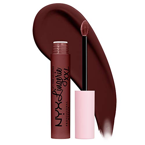 NYX Professional Makeup Lip Lingerie XXL Labial líquido Larga duración, Fórmula Vegana, Tono Deep Mesh