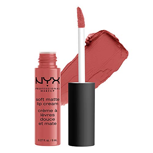 NYX Professional Makeup Pintalabios Soft Matte Lip Cream, Acabado cremoso mate, Color ultrapigmentado, Larga duración, Tono: Zurich