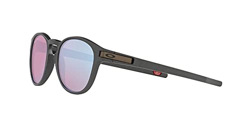 Oakley Oo9265 Latch, Gafas Unisex Adulto, Steel/Prizm Snow Sapphire, 53 cm