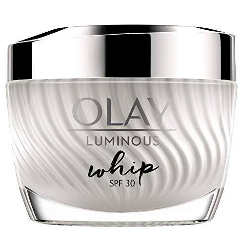 Olay Luminous Whip Light As Air Hidratante con SPF30, Crema facial niacinamida para una piel radiante, 50 ml