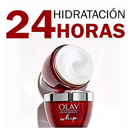 Olay Regenerist Whip Crema Hidratante Ligera Como El Aire Sin Perfume, Reafirma Y Atenúa La Apariencia De Las Arrugas 50 ml