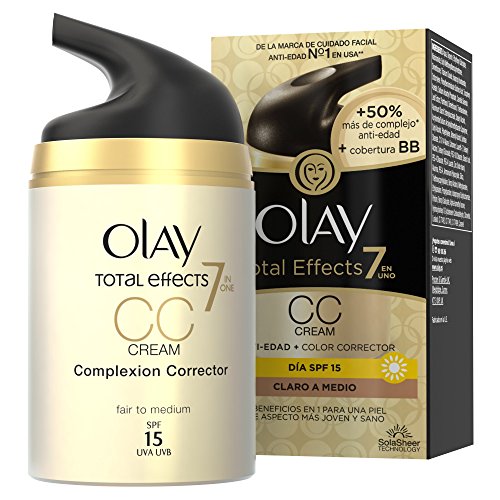 Olay Total Effects 7 en 1 CC Cream Hidratante Claro a Medio - 50 ml