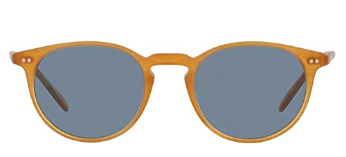 Oliver Peoples Riley Sun 5004SU 49 169956 ámbar semimate con lente cobalto 49-20-150 mm