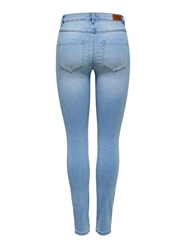 Only onlROYAL HW SK Jeans BB BJ13333 Noos Vaqueros Skinny, Azul (Light Blue Denim Light Blue Denim), S / 32L para Mujer