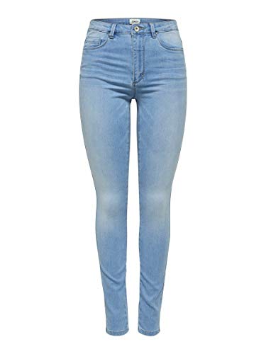 Only onlROYAL HW SK Jeans BB BJ13333 Noos Vaqueros Skinny, Azul (Light Blue Denim Light Blue Denim), S / 32L para Mujer