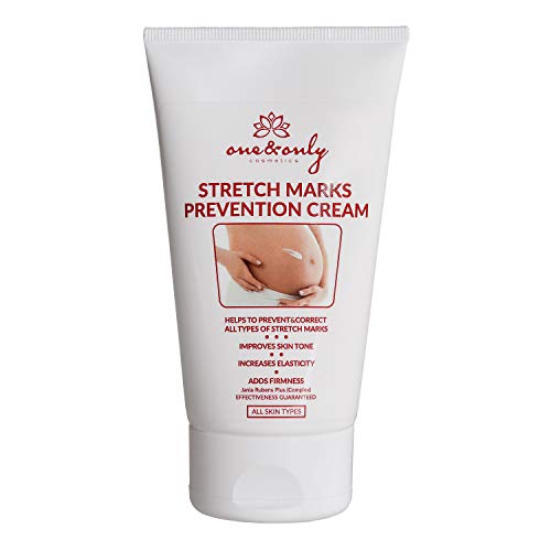 Only Stretch Marks Prevention Body Cream 150 ml, crema de primera calidad, formula rica, crema para mujeres embarazadas y posparto, crema corporal para estrías,