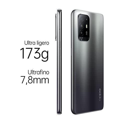 OPPO A94 5G - Smartphone 128GB, 8GB RAM, Dual SIM, Carga rápida 30W - Negro