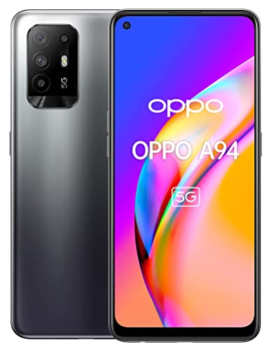 OPPO A94 5G - Smartphone 128GB, 8GB RAM, Dual SIM, Carga rápida 30W - Negro