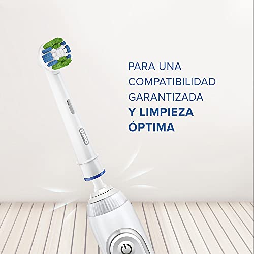Oral-B Precision Clean Recambios Cepillo de Dientes Eléctrico, Pack de 10 Cabezales con Tecnología Clean Maximaiser, Blanco - Originales