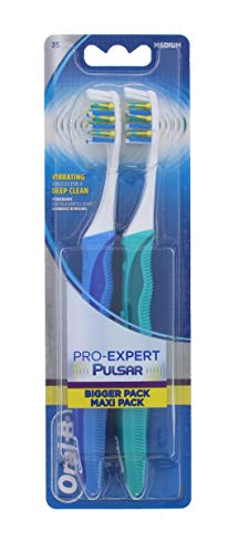 Oral - B pulsar 35 - cepillo de dientes (2 unidades, dureza media) colores surtidos