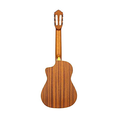 Ortega Requinto Series Guitarra acústica 6 cuerdas - Tapa de cedro, RQC25