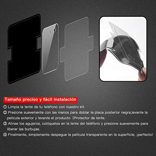 Ossky Protector de Lente de cámara para Samsung Galaxy S20 Ultra,[3 Piezas] 9H de Dureza/Anti-Rasguños/Anti-Polvo/Cristal Templado CámaraTrasera Lente Protector de Pantalla para Galaxy S20 Ultra.