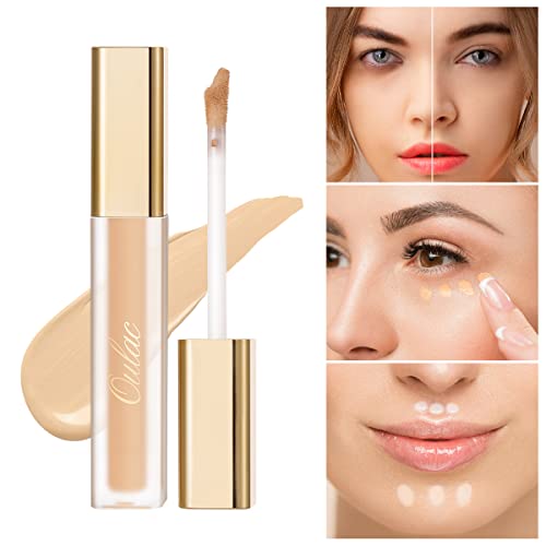 Oulac Corrector-Corrector Ojeras,Mate Natural, Resistente Al Sudor e Impermeable, De Larga Duración, Maquillaje Perfeccionador Larga Duración,Apto para todas las pieles.3.8ml C03