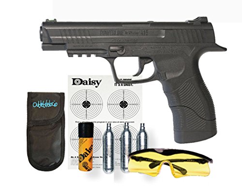 Outletdel ocio Pistola Perdigón Daisy 415 + Funda Portabombonas + Balines + Gafas + Bombonas co2. 64855/23054