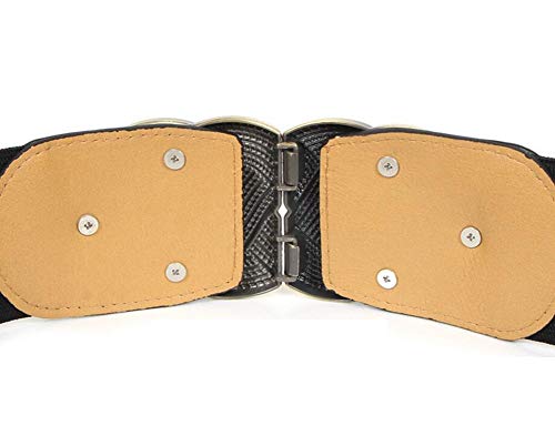 Oyccen Vintage Cinturón Ancho Vestidos Decorativa Cinturones de Mujer Elásticos de Cincha