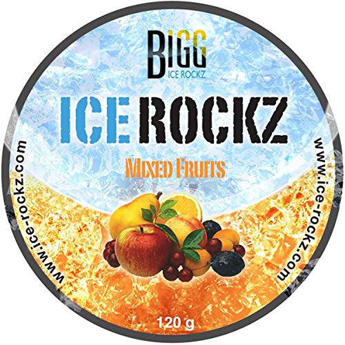 PACK 4 Bigg Ice Rokz Piedras Para Sisha Fresa Manzana Mango Macedonia (4 x 120g)