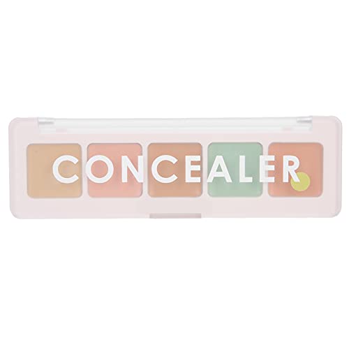 Paleta de correctores, corrector multiusos de 5 colores para un alto adhesivo Sikn no perfecto, corrector hidratante para reparar ojeras, imperfecciones y pecas