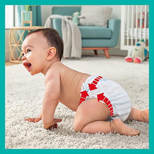 Pampers Premium Protection 81674391 - Pañales desechables nappy Pants para niño/niña 4, Pant diaper, 9 kg, 15 kg, Multicolor, Velcro, 160 piezas