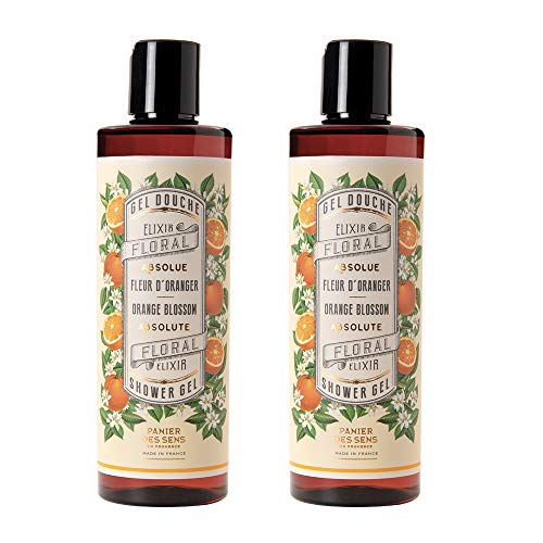 Panier des Sens Gel de ducha Flor de Azahar - Made in France - 2x250ml