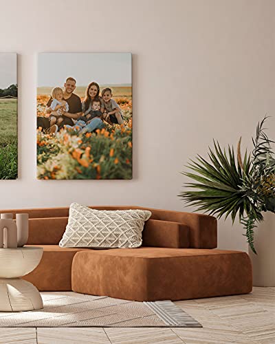 Panorama Cuadro Personalizado con Foto en Lienzo - 50x35 cm - Bastidor de Madera - Fabricado en España