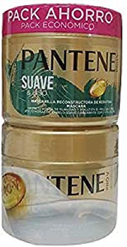 Pantene Masc Cap Pantene 2X300 Ml Suave/Liso 2 Unidades