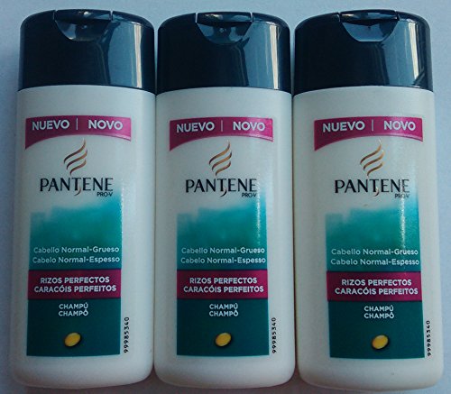 Pantene Pro-V Rizos Definidos y champú para cabello normal-thick viajes tamaño 75 ml (Pack de 3)