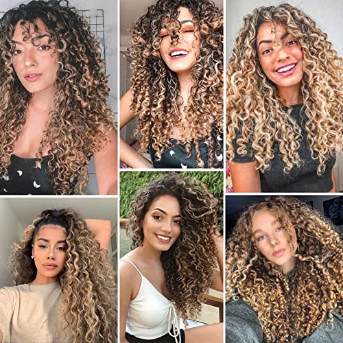 Paquete de 6 trenzas de ganchillo Passion twist, 20 pulgadas, ondas de agua, trenzado de cabello, trenzas sintéticas, bomba, primavera, trenzado, extensiones de cabello, 20 hebras / paquete (T27)