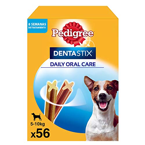 Pedigree Dentastix Snack Dental para la Higiene Oral de Perros Pequeños (1 Pack de 56ud)