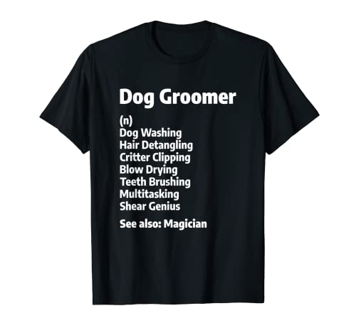 Peluquería de perros Definición Aseo Camiseta
