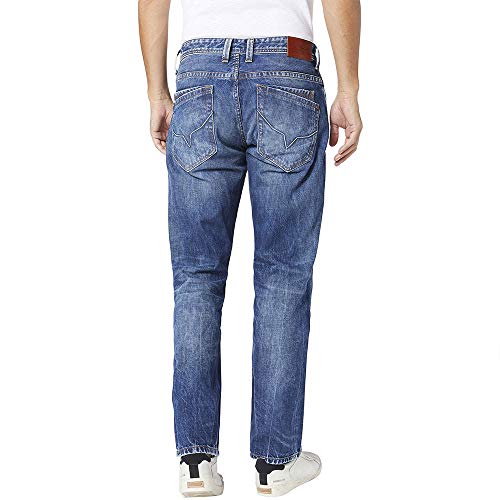 Pepe Jeans New Jeanius Jeans, 000denim, 40 para Hombre