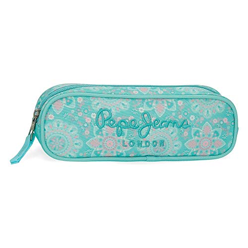 Pepe Jeans Tatiana Estuche Verde 22x7x3 cms Poliéster