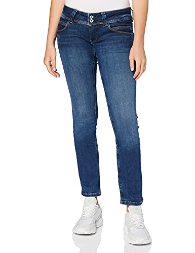 Pepe Jeans Venus Jeans, Azul (Denim Vw3), 28 para Mujer