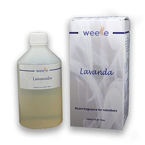 Perfume para Difusores de Fragancia Profesionales Para Negocio y Comercio (500 ml, Lavanda) Recarga