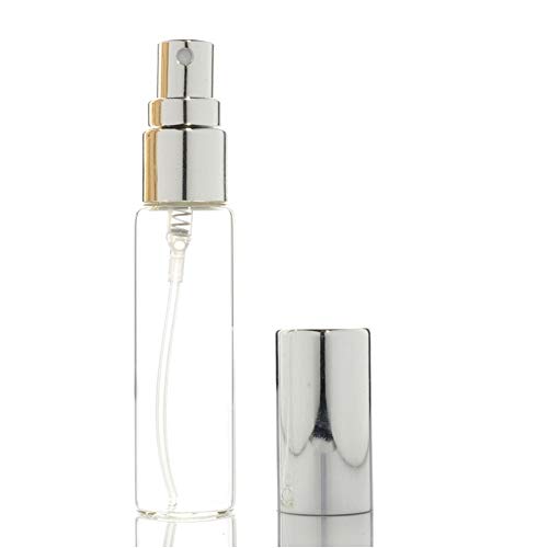 Perfume Spray Spray vacío Perfume Botellas de viaje Botella de perfume de viaje Perfecta para llamadas salientes Accesorios de viaje Plata