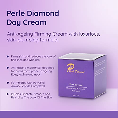 Perle Diamond Day Anti-envejecimiento Equidad Hidratante Crema Nutritiva para Piel Normal y Seca 50ML