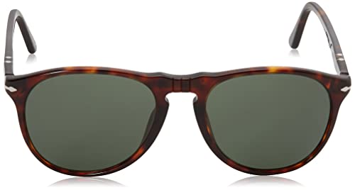 Persol 0po9649s Gafas de Sol, Marrón (Havana/Green), 55 Unisex-Adulto