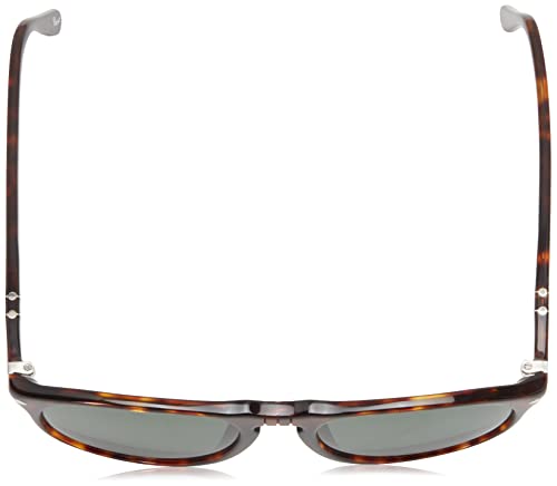 Persol 0po9649s Gafas de Sol, Marrón (Havana/Green), 55 Unisex-Adulto