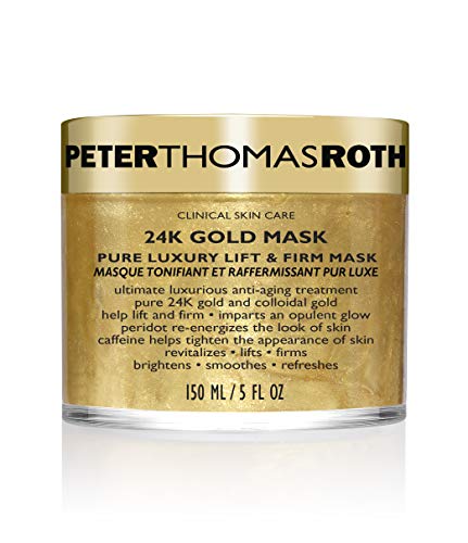 Peter Thomas Roth  Peter Thomas Roth 24K Gold Pure Luxury Lift and Firm Mask, 5 Ounce Tapones para los oídos 2 Centimeters Negro (Black)