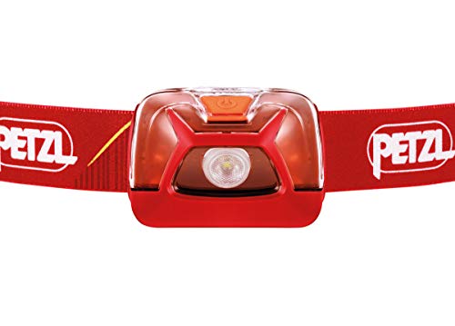 Petzl Frontal TIKKINA ROJA lámpara, Unisex-Adult, Rojo, One Size